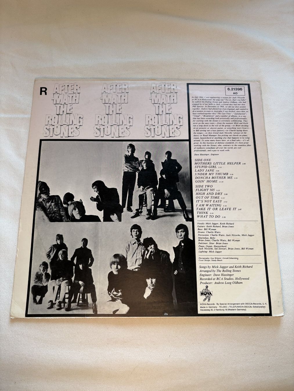 Dischi in vinile: The Rolling Stones ‎– Aftermath Vinyl LP 1975 pressing! – Usato da Effretikon venduto da ChrisLamberger 1