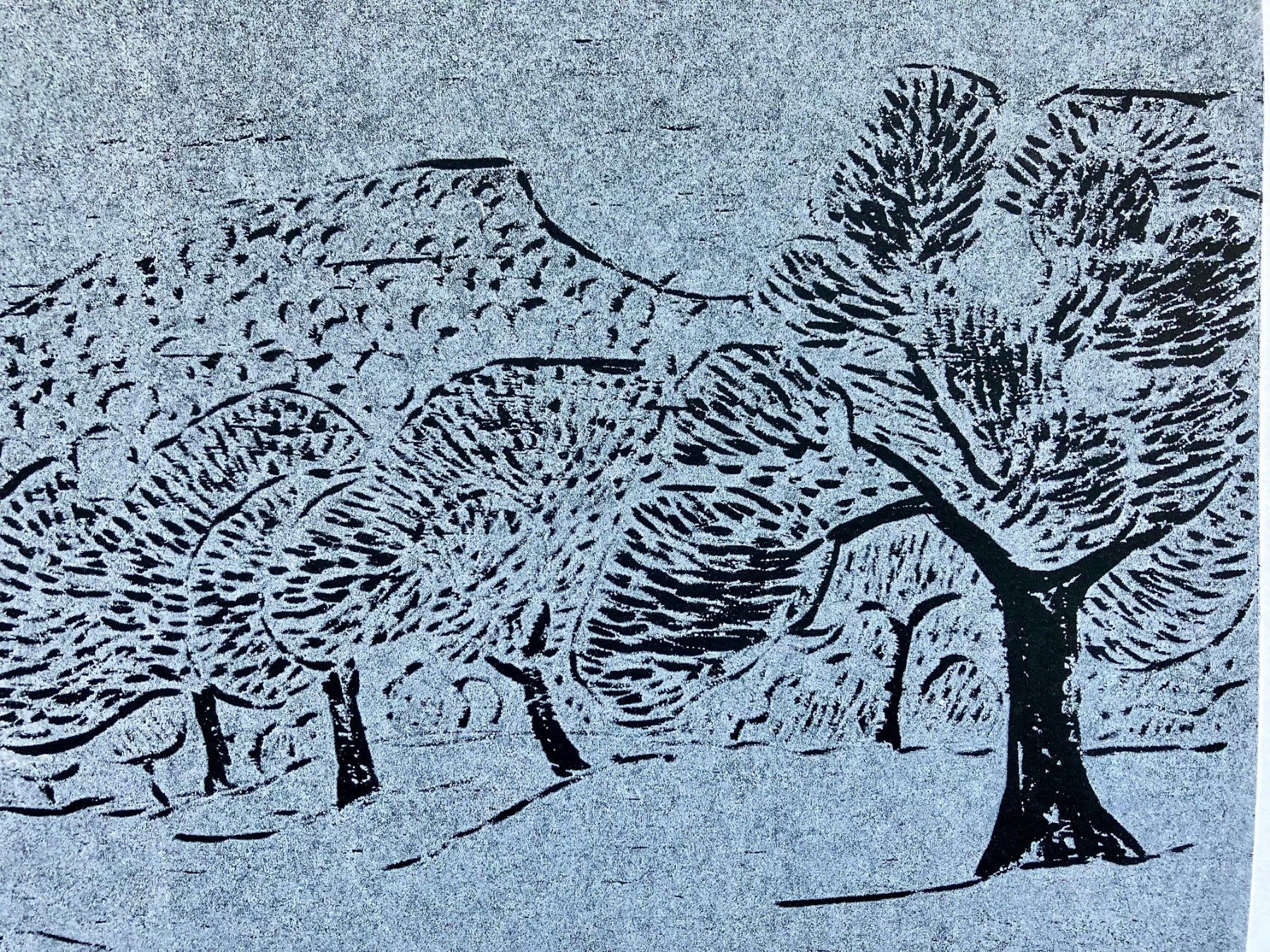 Xilografie: Holzschnitt von Emil Hungerbühler – Usato da Winterthur venduto da Barunggeli 4
