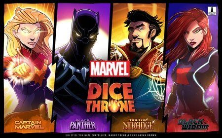 Spiele: Marvel Dice Throne // OVP // Doctor Strange, Black Widow... – Neu und originalverpackt aus Binz von Tempelritter