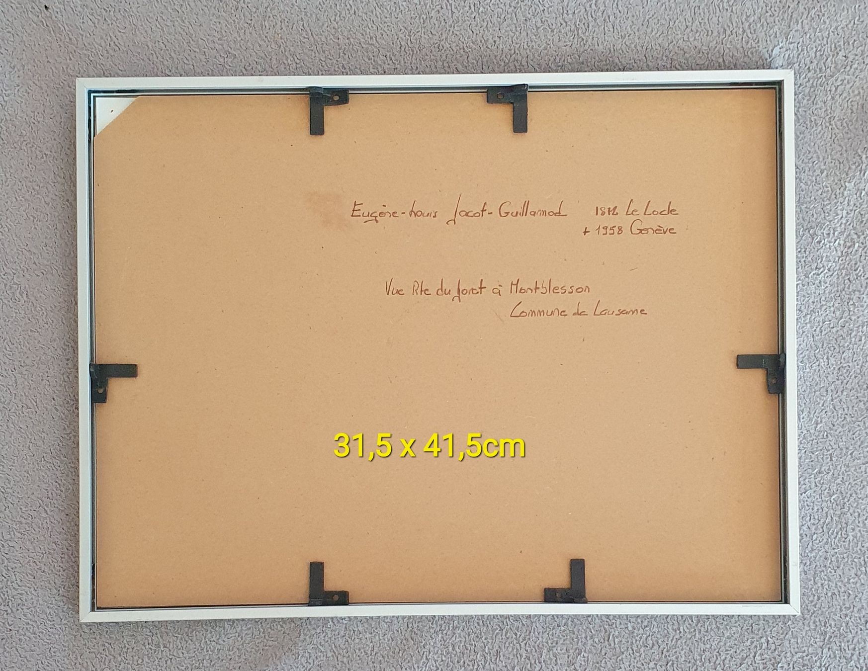 Gemälde: Eugène Jacot-Guillarmod / Montblesson – Gebraucht aus Servion von meno999 5