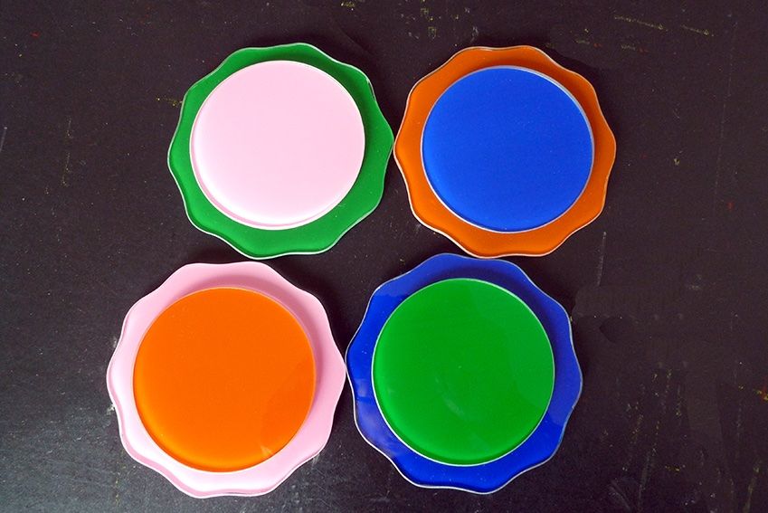 Sottobicchieri: Coaster Wobbly / Glasuntersetzer-Set / NEU – Nuovo e nell'imballaggio originale da Zürich venduto da Supetar 5