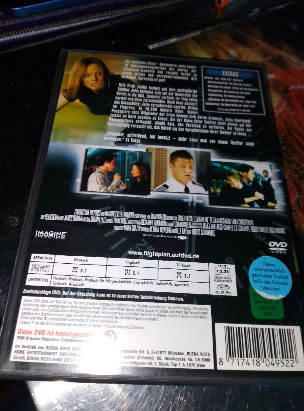 Alle DVDs: DVD Flightplan mit Judie Forster – Gebraucht aus Wald ZH von Djsnack2003 1