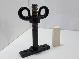 1 antike Fass Riegel Schraube mit Flügelmutter(LOT1131#NSH6)