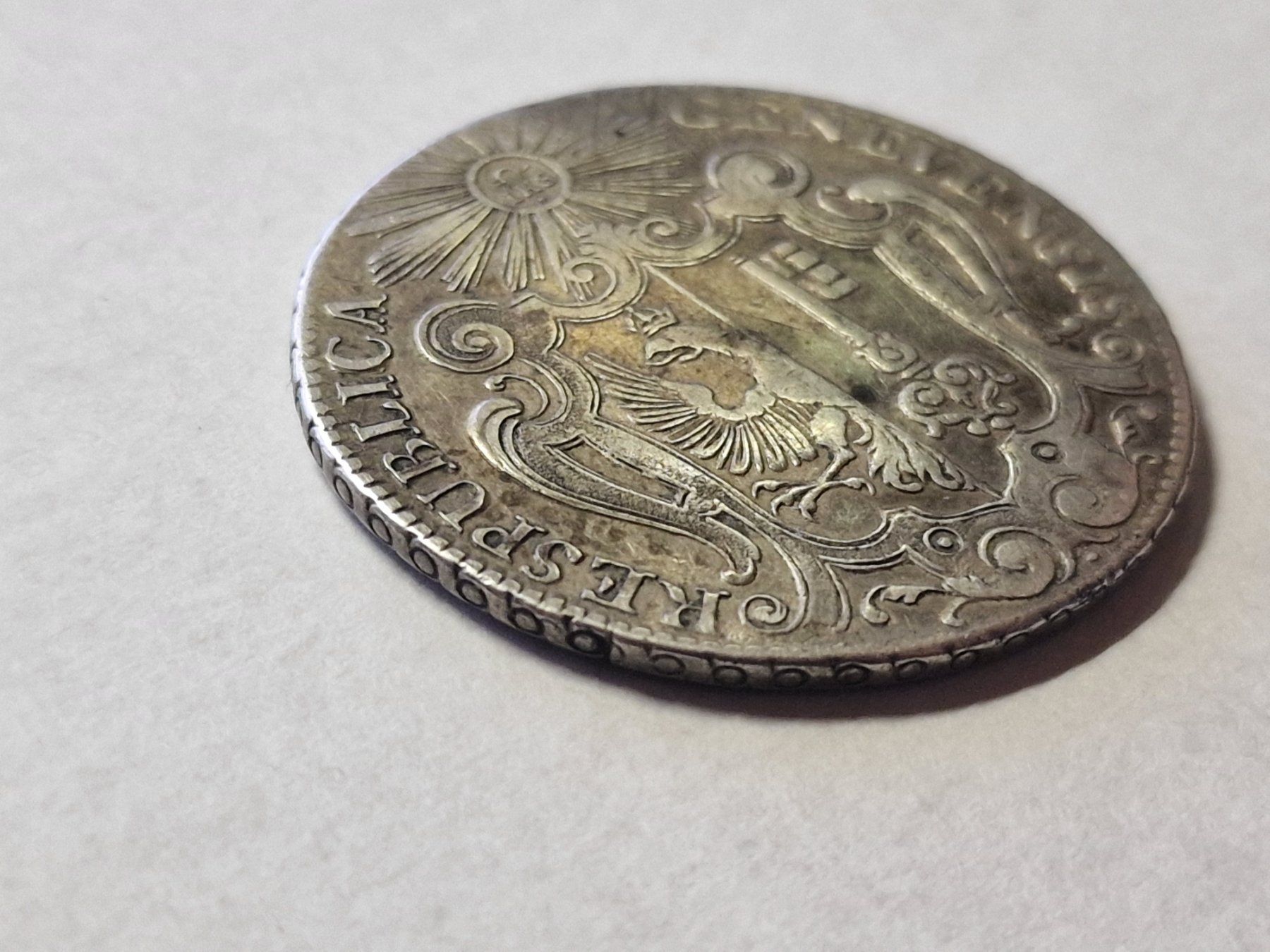 Alle Münzen: Genf, 1 Taler 1722,silber – Gebraucht aus Zürich von Moreira01 2