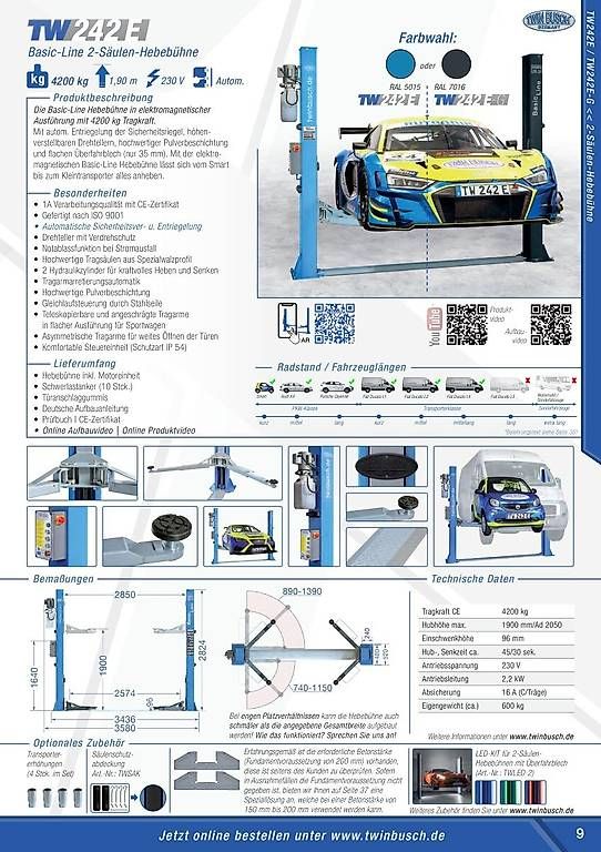 Ponts élévateurs & Crics: Autolift Set Werkstatt Set Basic Grau – Neuf avec emballage d'origine à Rüthi (Rheintal) par Toptool-3 3