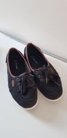 Halbschuhe schwarz, Stoff, Gr. 37