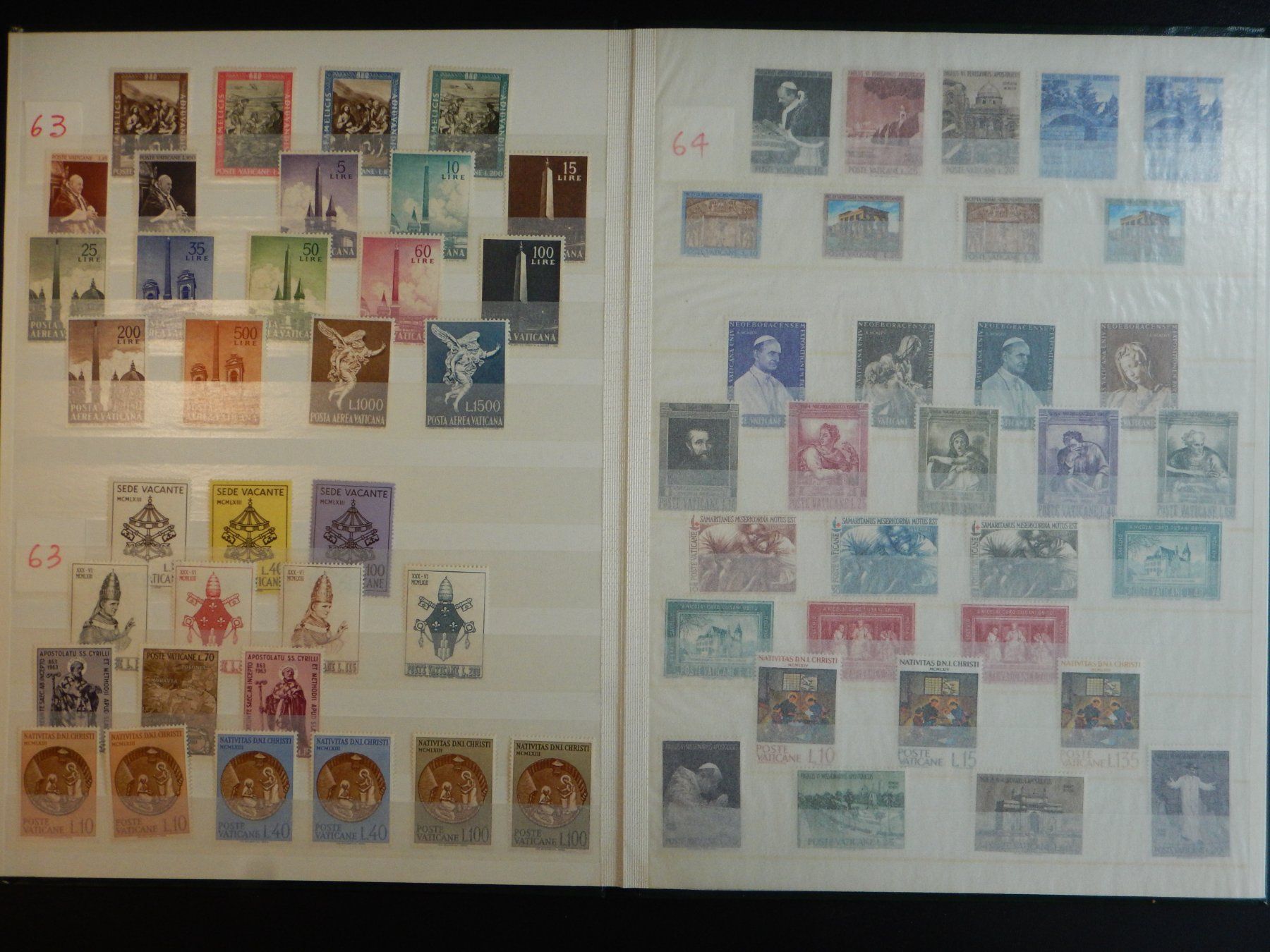 Tutti i francobolli: Vatikan Sammlung 1958-1971 ** – Usato da Zürich venduto da Muehlekauf 3