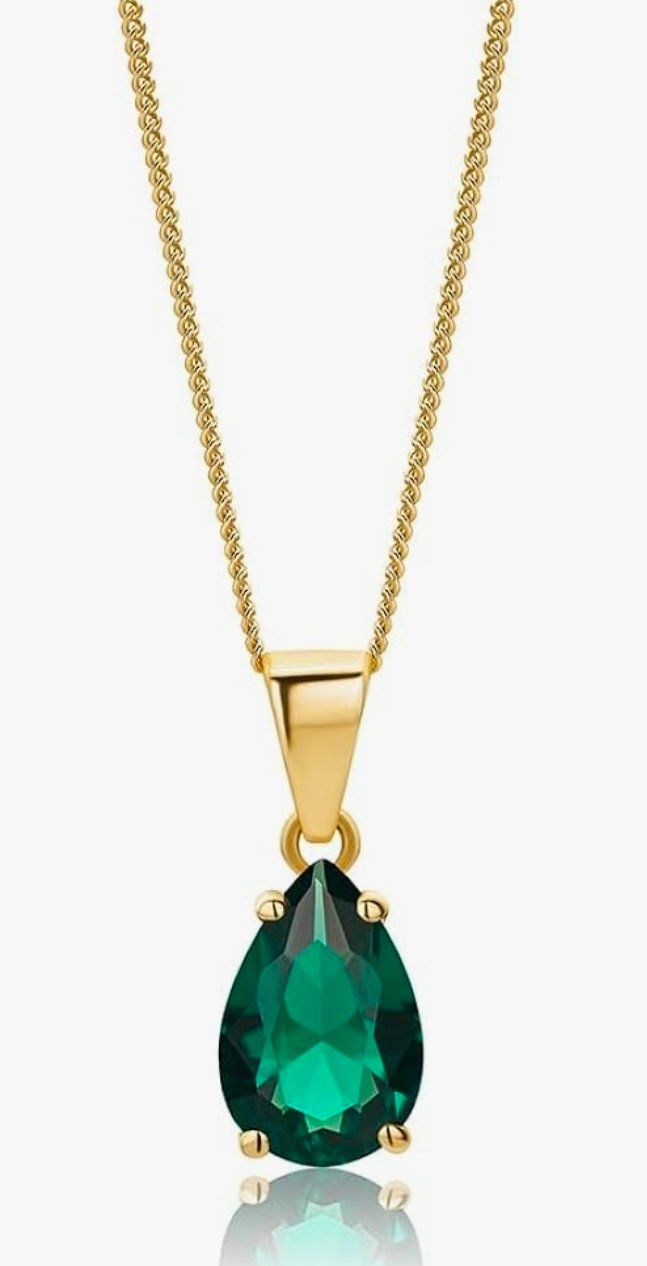 Catenine: Smaragd goldhalskette – Nuovo e nell'imballaggio originale da Hemmental venduto da BlingBling1 2