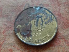 HONG KONG 10 Cents 1997  (P)