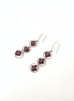 Ohrringe aus Swarovski Perlen Amethyst