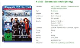X-Men 3 - Der letzte Widerstand (Bluray)