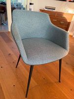 6 chaises tissus PFISTER bon état