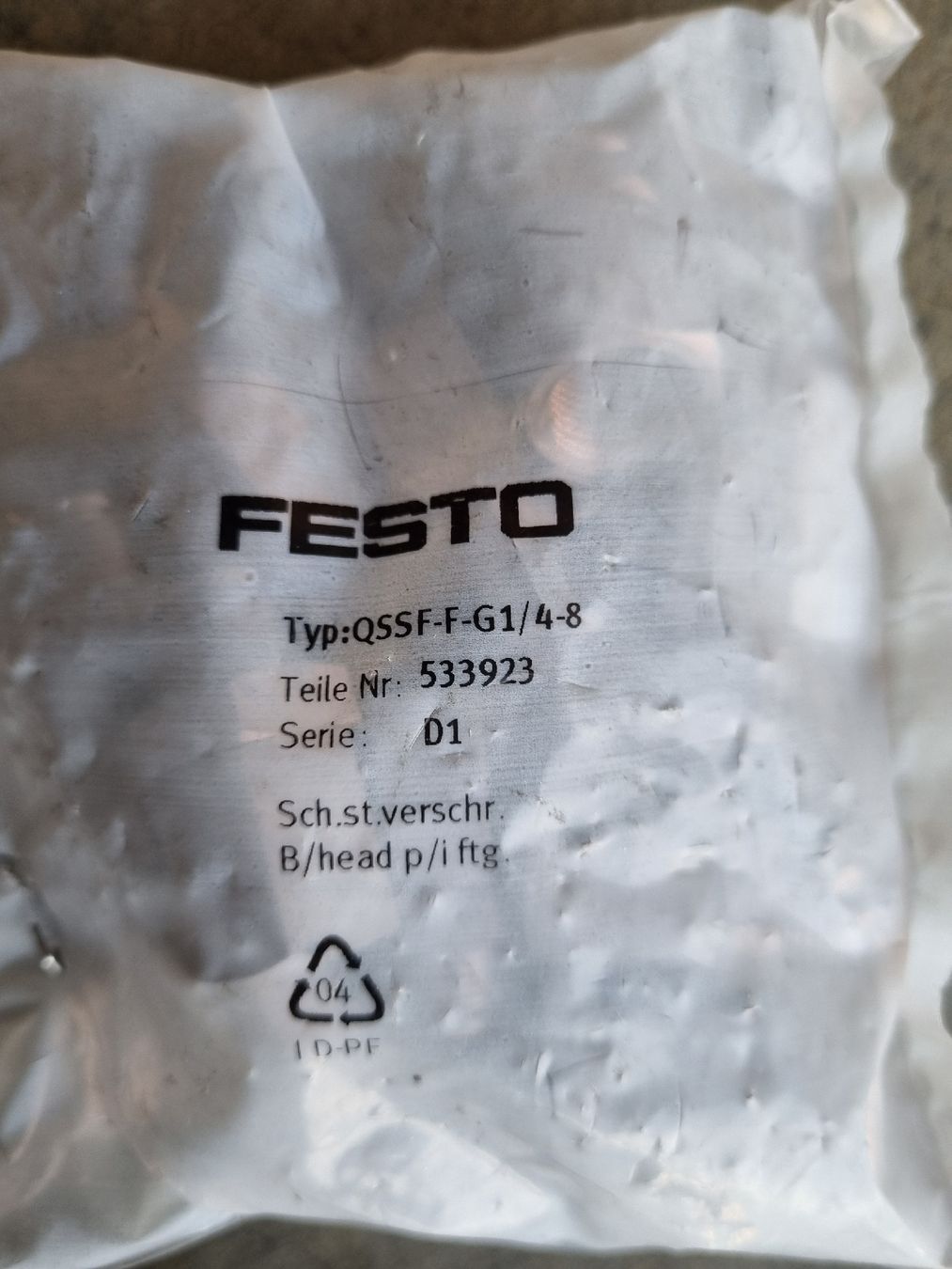 Festo Altro per industria metallurgica: FESTO Verschraubungen – Nuovo e nell'imballaggio originale da Bühl BE venduto da Cheep03 6