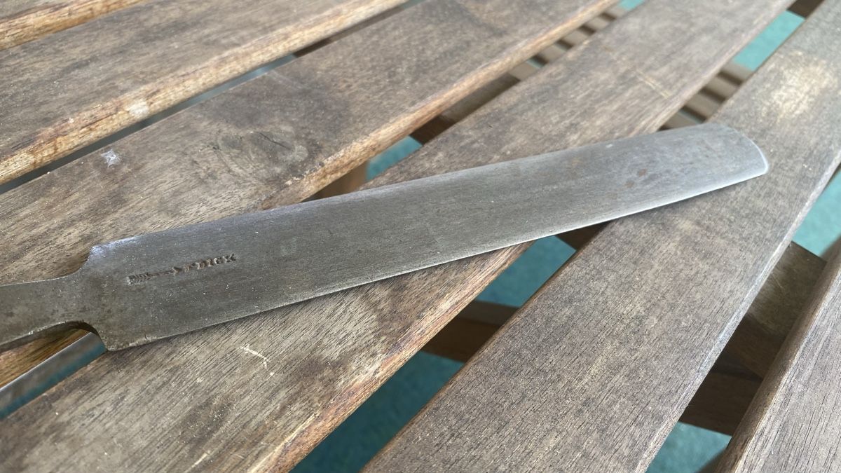 Posate: Altes F Dick Tranchiermesser / Messer flach – Usato da Zürich venduto da Timi80 5