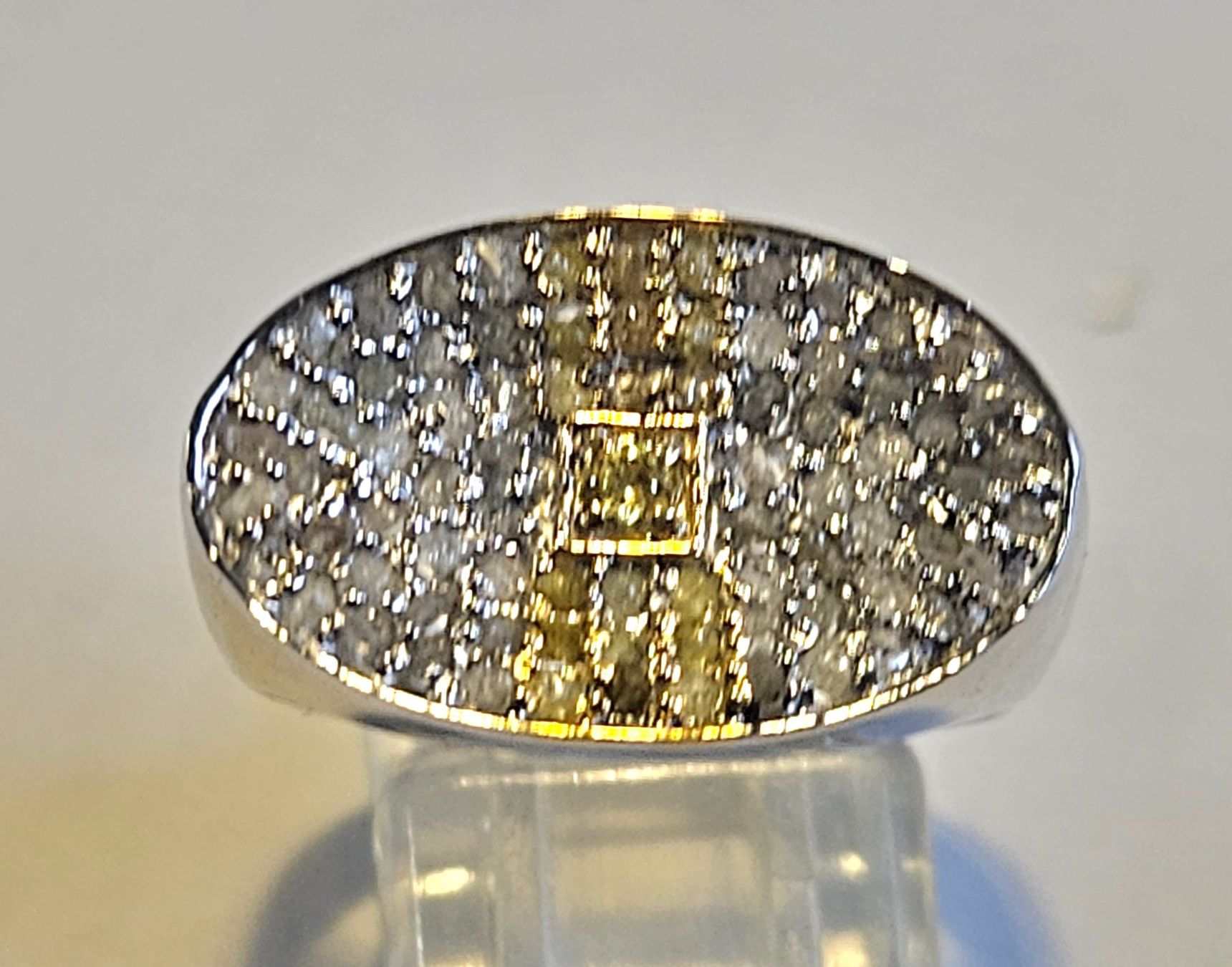Anelli: Silberring mit Diamanten – Nuovo (secondo la descrizione) da Zürich venduto da Benedikt21 1