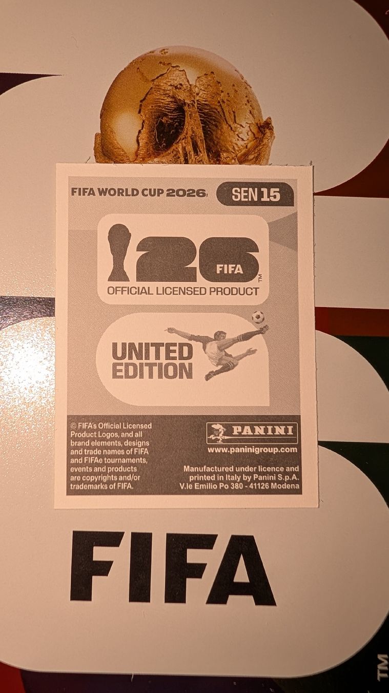 Panini Carte collezionabili: Sadio Mane SEN15 – Nuovo e nell'imballaggio originale da Zürich venduto da iva_tfq5 1