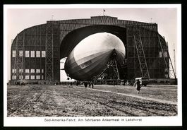 Fotografie Ansicht Lakehurst, Luftschiff