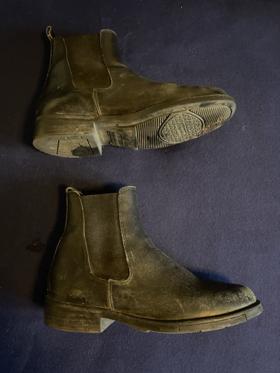 Scarpe da uomo: Schwarze echt Leder Stiefeletten, Grösse 35 inkl Chaps – Usato da Zürich venduto da sar_7s87 3