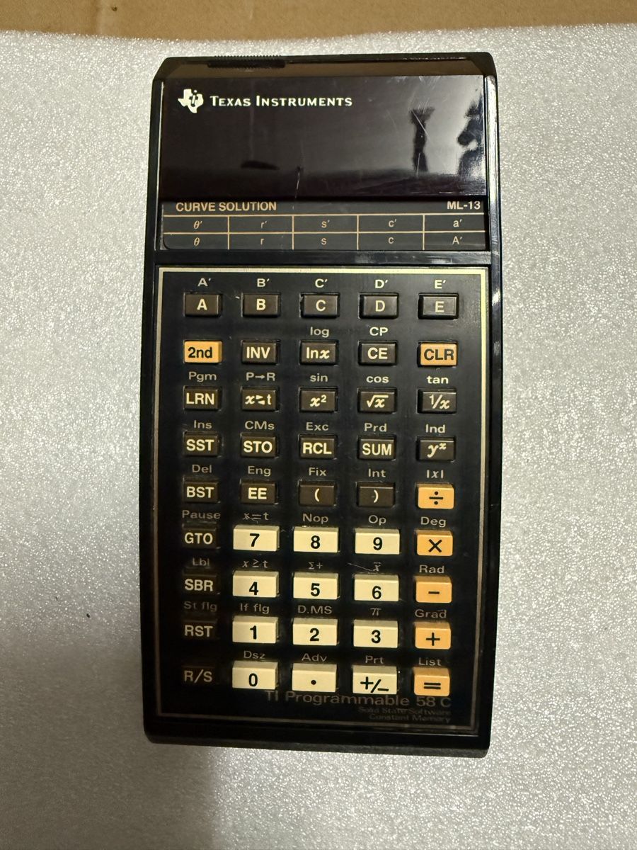 Texas Instruments Taschenrechner: Taschenrechner Texas Instruments Programmable 58 C – Gebraucht aus Oensingen von aziri123