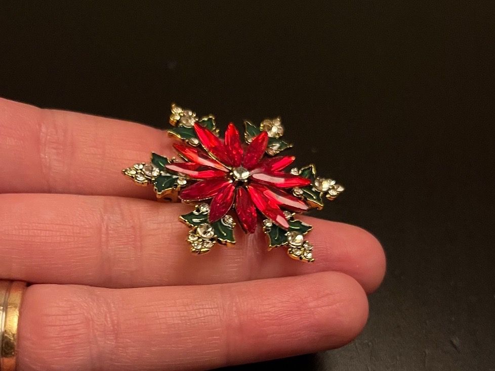 Spille & Fermagli: Brosche Weihnachtsblume – Nuovo e nell'imballaggio originale da Gams venduto da Mariawicca 3