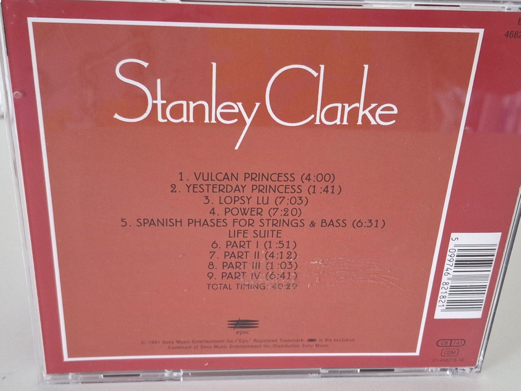 CD: CD Stanley Clarke - Stanley Clarke – Usato da Aarberg venduto da Jackup1 1