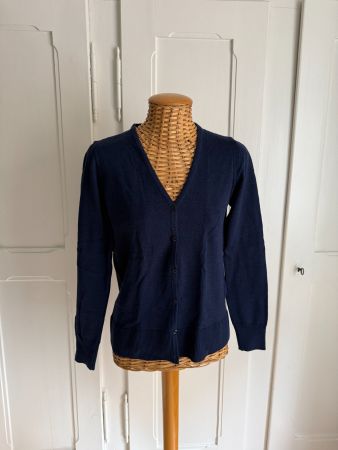 C.C.FIFTY-FIVE - Cardigan Strickjacke dunkelblau S