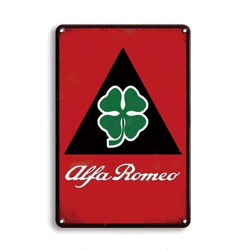 Alfa Romeo Insegne: Plaque vintage Blechschild Alfa Romeo – Nuovo e nell'imballaggio originale da Uvrier venduto da AlpineTreasures