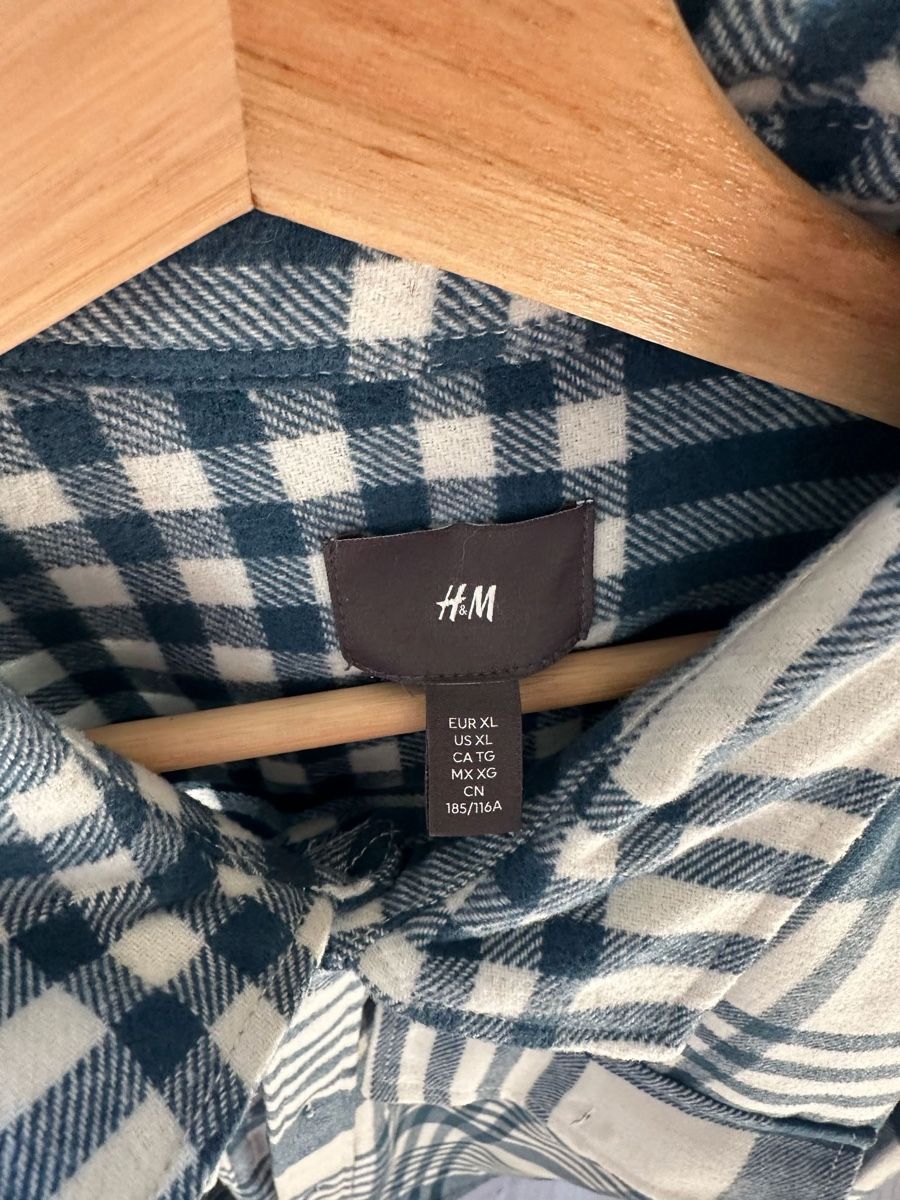 H&M Camicie: Chemise bleu à carreaux  – Nuovo (secondo la descrizione) da Morges venduto da pie_f8yp 1