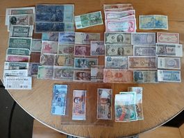 Banknoten Konvolut gemischte Sammlung 