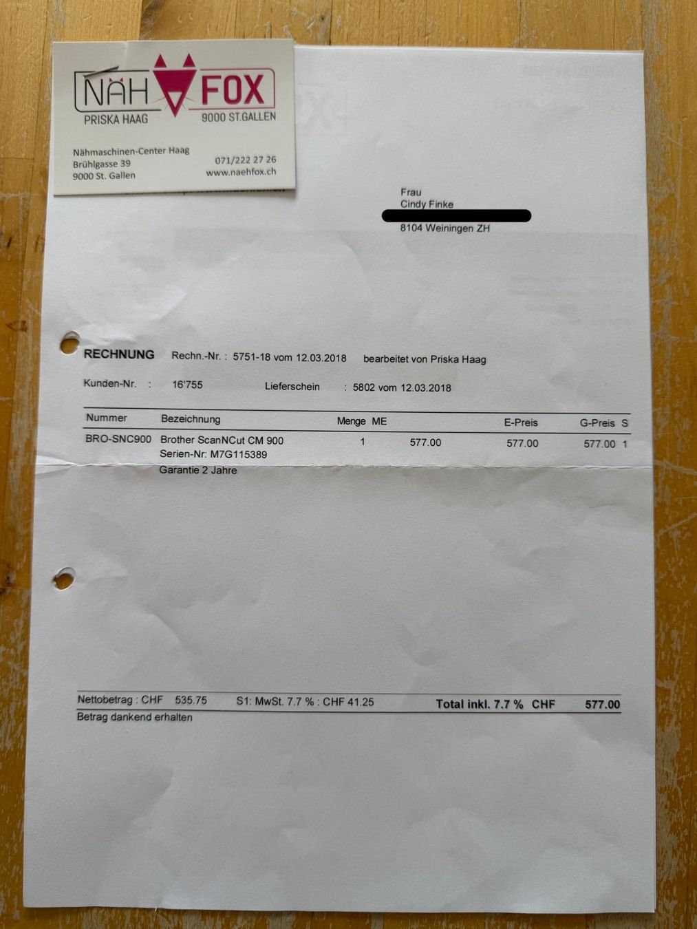 Tutte le macchine: Brother ScanNCut CM900 Plotter mit Scanner OVP – Usato da Weiningen ZH venduto da Finkli75 4