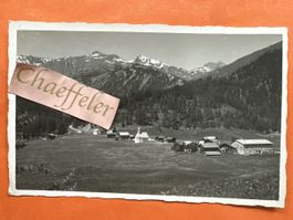 Ansichtskarte 1928 Laret 1529 m mit Stempel und Beschriftung
