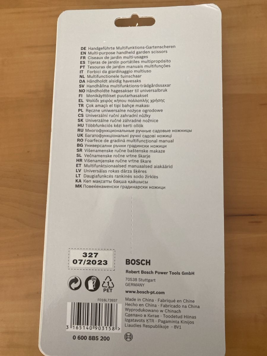 Bosch Alle Werkzeuge: Bosch Gartenschere Multifunktion Edelstahl neu – Neu und originalverpackt aus Effretikon von Kiri013 1
