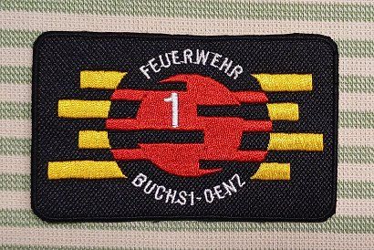 Placchette & Badge: Ärmelabzeichen Feuerwehr Buchsi-Oenz – Usato da Zürich venduto da FirefighterZH_118