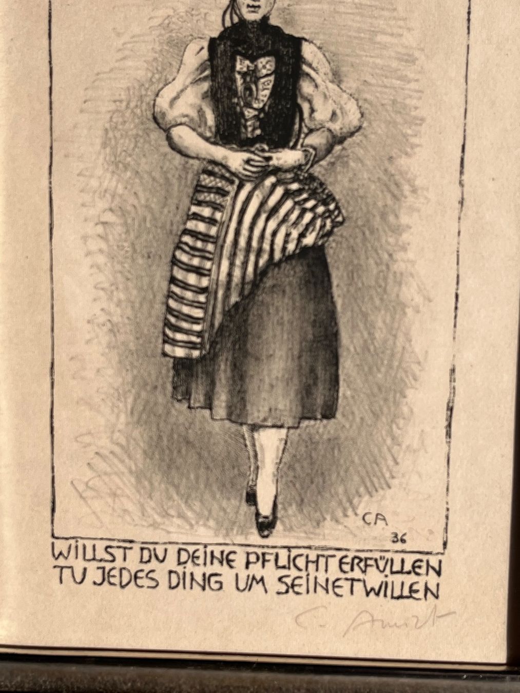 Grafiken & Lithographien: CUNO AMIET - 1936 CA Willst du deine .. – Gebraucht aus Basel von PAUL_ART 3