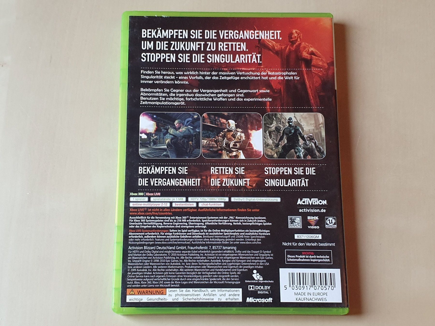 Microsoft Giochi: Singularity – Usato da Stansstad venduto da collectorsshop 1