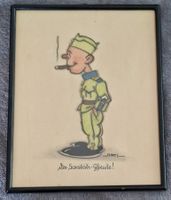 Naef Milo, Wattwil, Karikatur, "Der Sanitäts-Gfreute!"