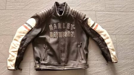HARLEY-DAVIDSON Herren Lederjacke inkl. Innenjacke 2XL