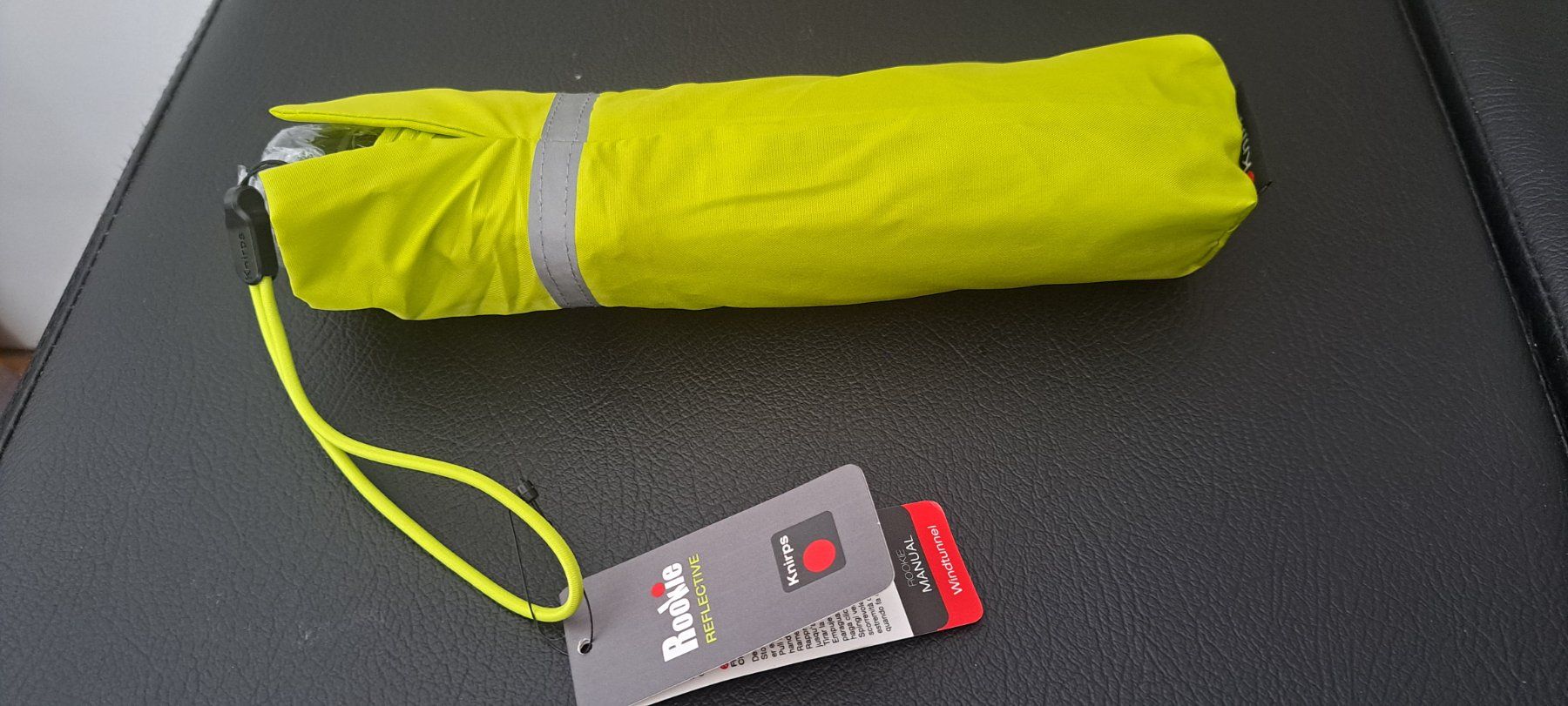 Ombrelli: Knirps Rookie lime reflective - Regenschirm – Nuovo e nell'imballaggio originale da Müllheim Dorf venduto da Miss_suisse