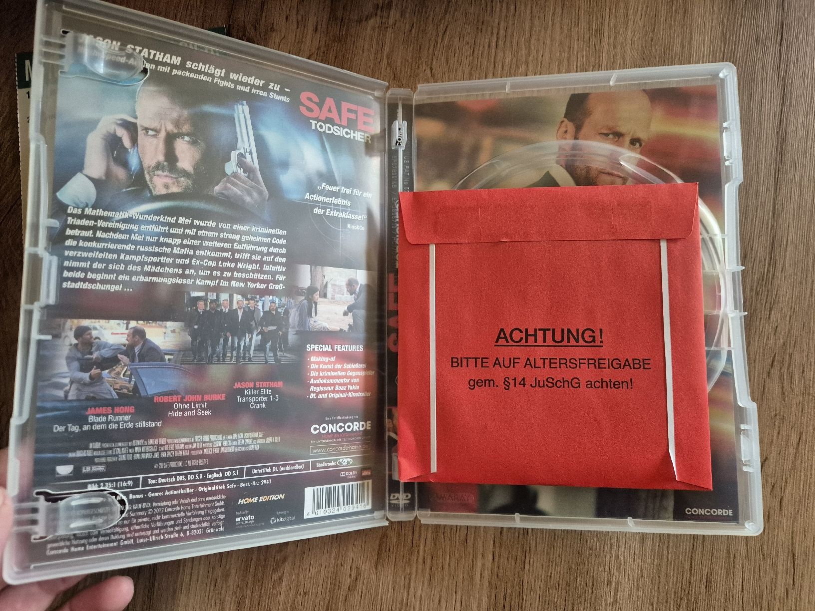 Tutti i DVDs: Safe - Todsicher DVD – Nuovo e nell'imballaggio originale da Berneck venduto da jst_nk6y 3