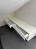 Lowboard weiss mit zwei Schubladen akzeptabler Zustand