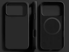 iPhone 18 Pro Max Silikon Case mit MagSafe - Schwarz