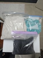 Aquarium Kies , weiss, schwarz, türkis zum Basteln?