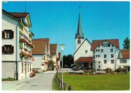 AK Kurort Stein AR, Dorfplatz