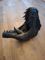 Dinosaurier T-Rex Kopf Wandhalterung Deko 💀🦖 Seidenmatt