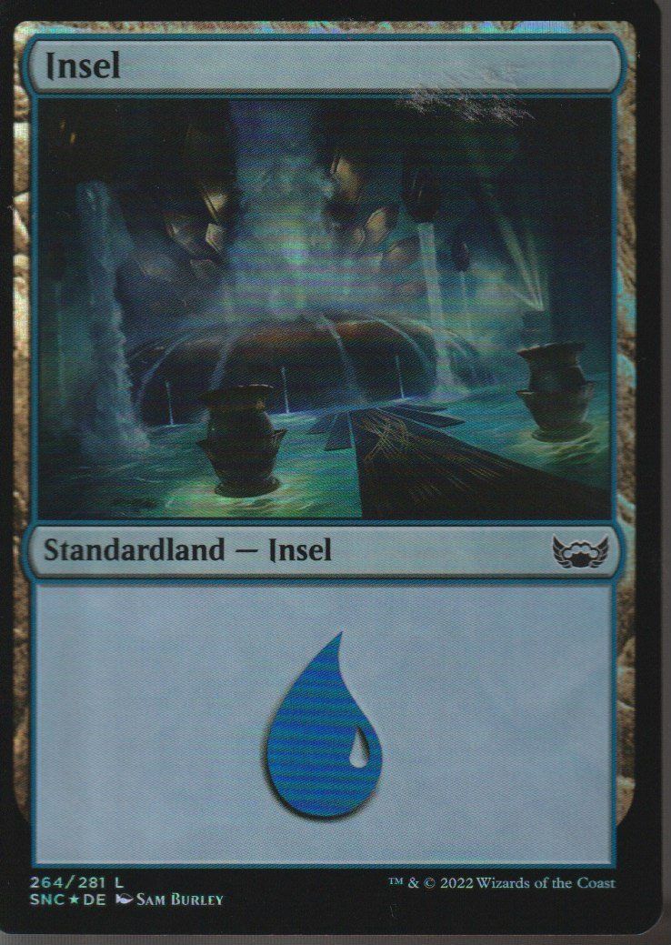 Magic The Gathering Sammelbilder & Trading cards: MTG Magic The Gathering De SNC BASIC LANDS 264 FOIL Insel – Neu (gemäss Beschreibung) aus Vezia von Aquarius_Age