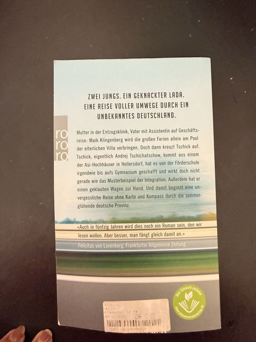Libri: Tschik – Usato da Wetzikon ZH venduto da api_cbv8 1