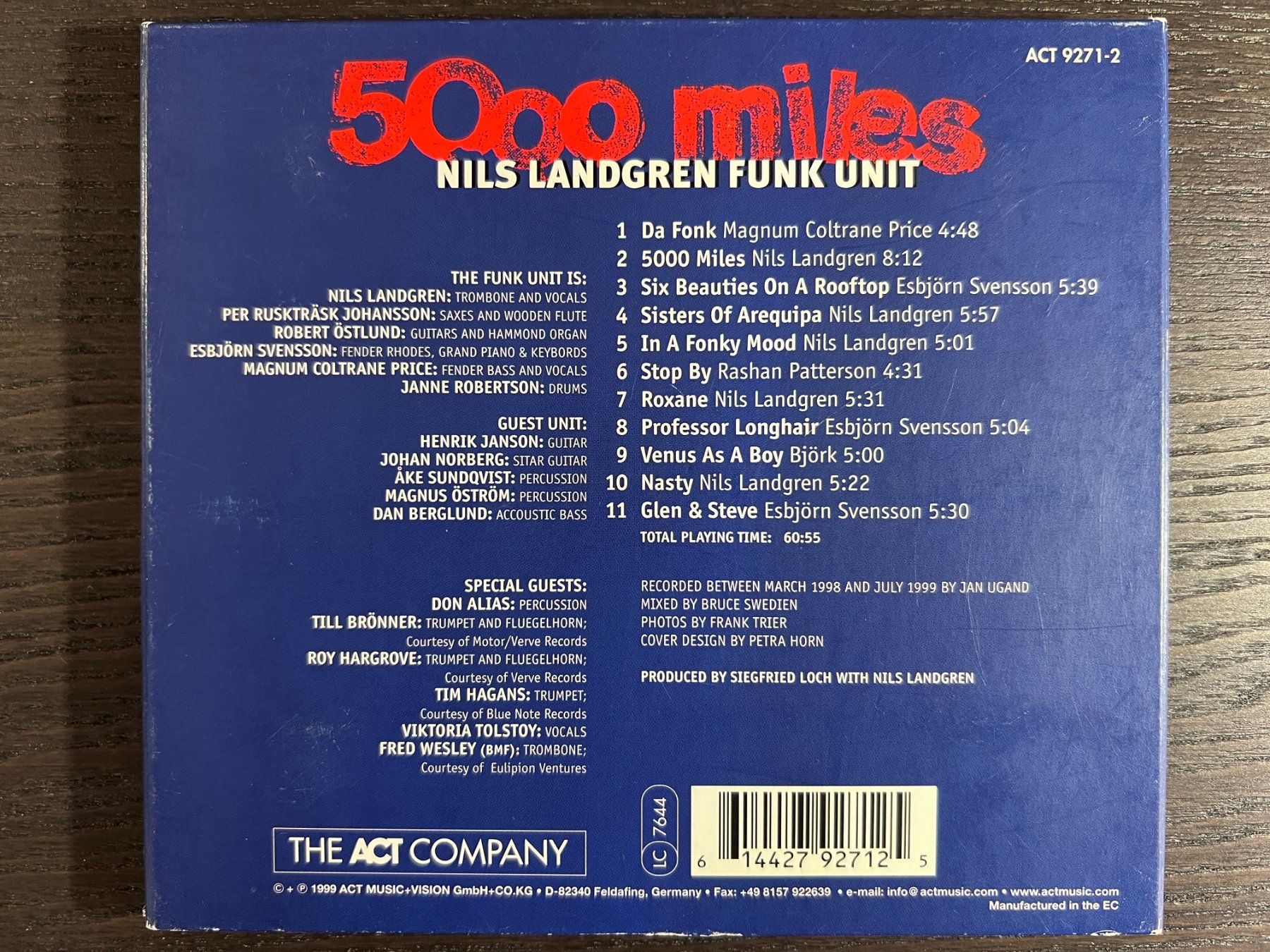 CD: Nils Landgren Funk Unit - 5000 Miles – Usato da Zürich venduto da MusikFreunde 1