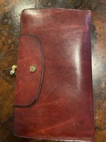 Brieftasche, Leder, Vintage, 80er/90er