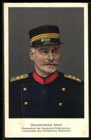 Oberstdivisionär Schiess, Kommandant de