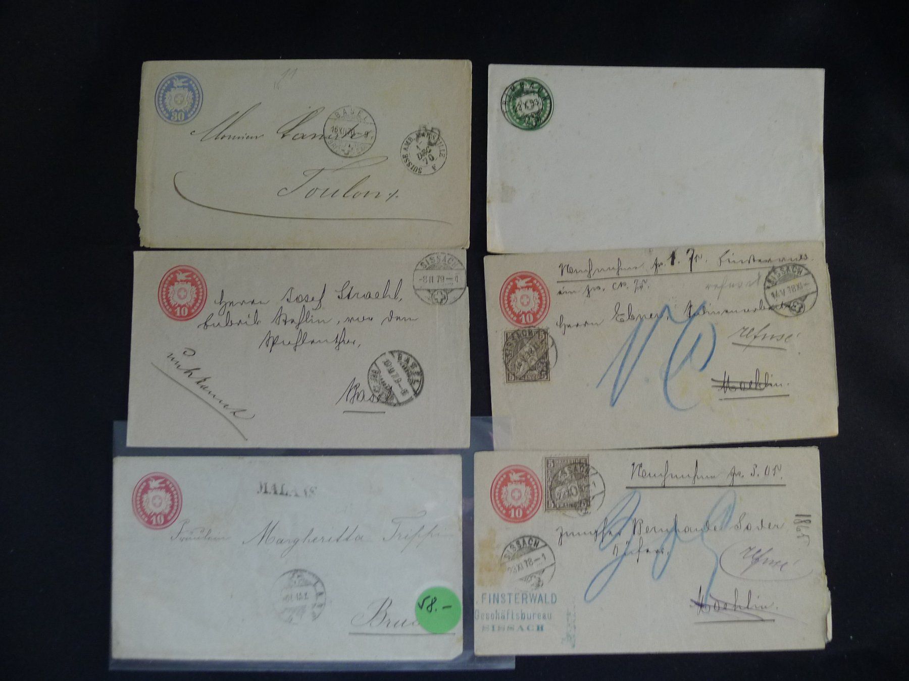 Alle Briefmarken: 26 Tübli Briefe oder Karten gelaufen – Gebraucht aus Dagmersellen von wyss1982 1